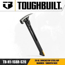 TOUGHBUILT Steel Rip Hammer. 20/24 OZ. Smooth Face Hand Tools-Professional