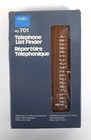 CARL Desktop Telephone List Finder with Memo Pad (Walnut) No: 701 * Japan — photo 3