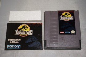 Jurassic Park (Nintendo NES) Complete in Box CIB