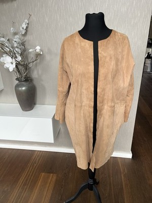   Wunderschöne Ziegen Velours Leder Mantel Jacke   Hallhuber 