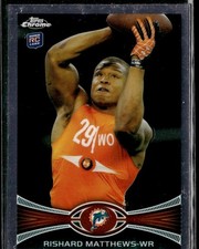 Rishard Matthews 2012 Topps Chrome #204 Rookie