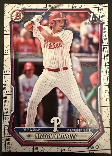 2026 Bowman Keaton Anthony Scorecard /10 Phillies