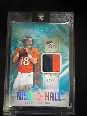 2024 Panini Origins - Rise to the Hall Peyton Manning #RTH-PMA Turquoise /75...