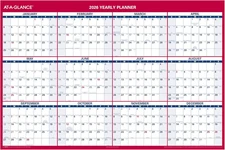2026 Erasable Calendar, Dry Erase Wall Planner, 48" X 32", Extra Large, Vertical
