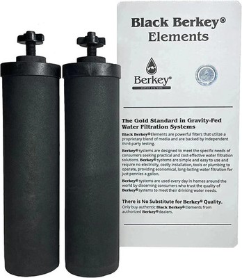 BB9-2 Black Berkey Water Filter Replacement Elements (2-Pack)