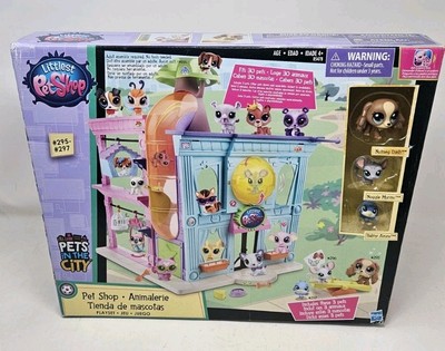 Littlest Pet Shop LPS #295-#297 Pets in The City Pet Shop Set 