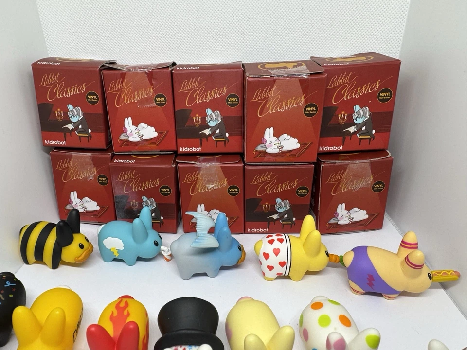 Kidrobot Frank Kozik Labbit Classics Vinyl Figures Complete Set Of 14 Toys - Image 2 of 4
