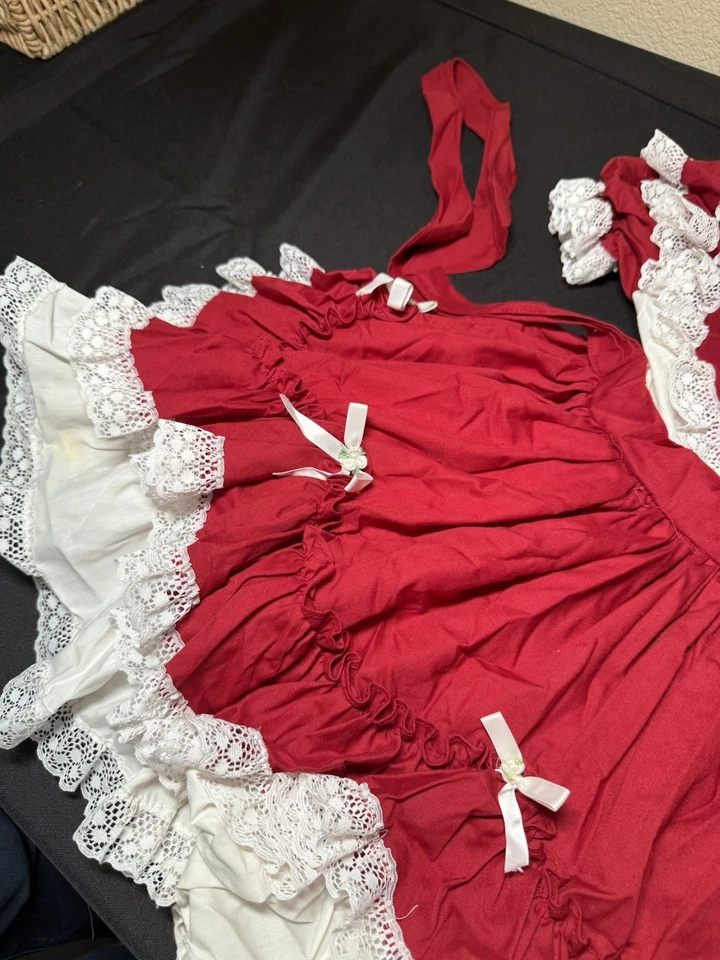 Vestido de fiesta vintage Emmas arco iris círculo completo talla 5 niveles con volantes vestido de concurso Foto 4 de 4