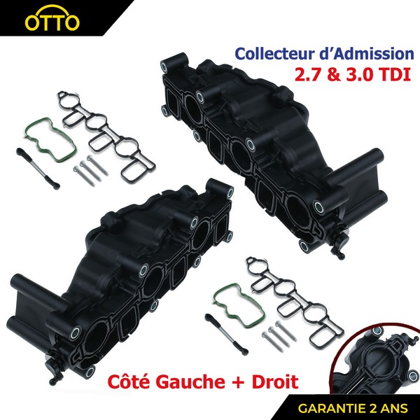 Rohr Ansaug Links+Recht Nuckel VW Touareg 7P5 7P6 3.0 Tdi V6-image