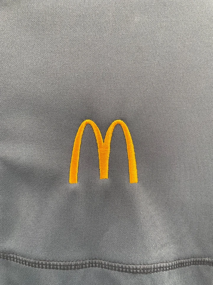 McDonald's Port Authority SoftShell Vest Men Medium Gray Fleece Lined  NWOT - Image 4 of 4