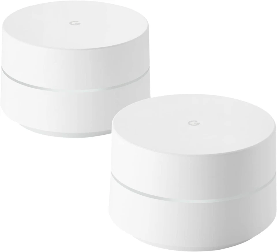 Google Mesh Wi-Fi Whole Home System - Network Router - White - Single, 2, 3 Pack - Image 2 of 4