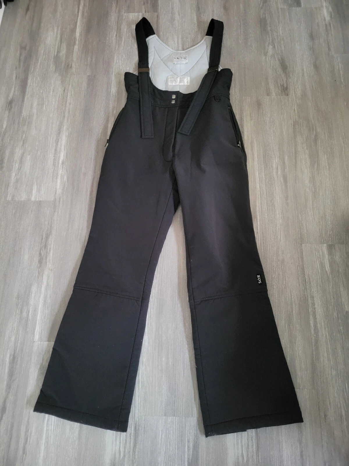 SKYR Snow Bib Ski Pants Overalls Womens 12 Black Japan Rare Patagonia Columbia