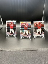 2019 BOWMAN CHROME JOSH JUNG RC ATOMIC REFRACTOR/BASE CHROME/PAPER ROOKIE TX