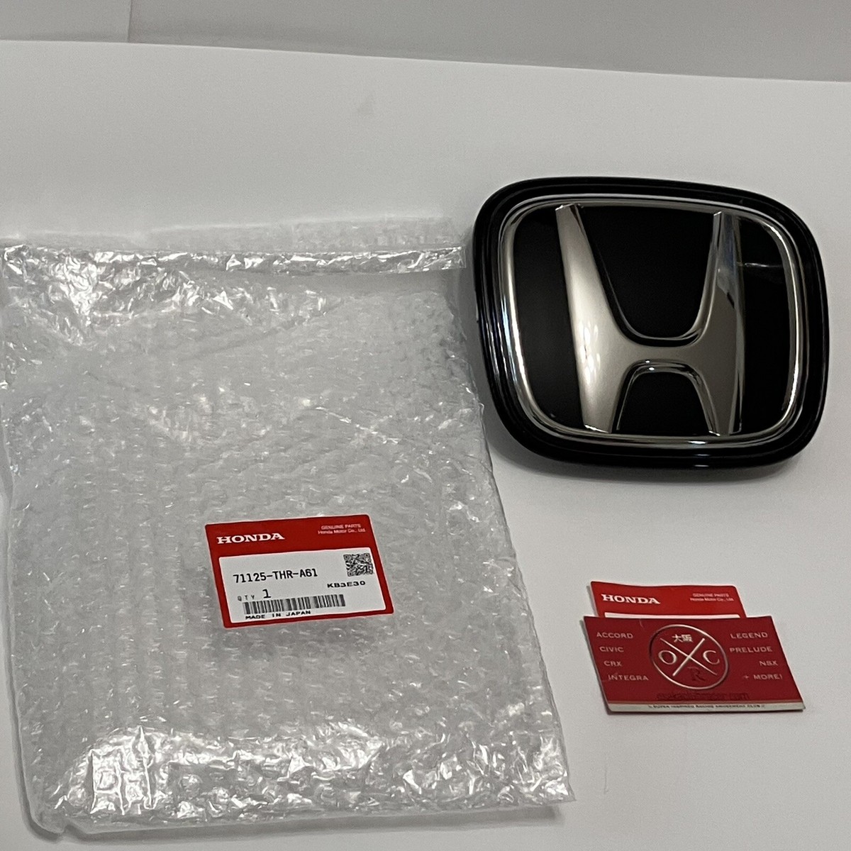 Genuine OEM 2021-24 Honda Odyssey Front Radar Emblem Sensing Badge