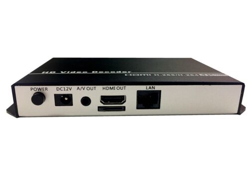 H.265 4K Lan in HDMI A/V Output Video Decoder Top Box Broadcast Device Encoder - Picture 3 of 7