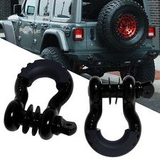 For Jeep Off Road Tow Hooks Heavy Duty 34 D Ring Shackle Bumper Mounted Truck For Jeep Off Road Tow Hooks Heavy Duty 34 D Ring Shackle Bumper Mounted Truck