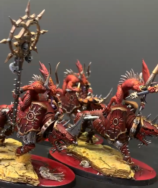 Daemons Of Khorne Bloodcrushers Skulltaker Warhammer AOS Miniatures