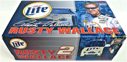 Coche Rusty Wallace Action Performance Miller Lite 1:24, edición limitada usado en excelente estado - Imagen 8 de 11