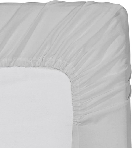 1 PC Fitted Sheet 1000 TC Egyptian Cotton Silver Solid Colour UK Size Double - Picture 4 of 6