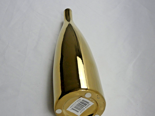 Gold Ceramic Flower Vase Dinning Table Centerpiece Living Room Office Home Decor - Picture 4 of 4