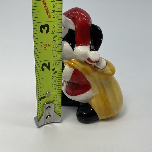 VINTAGE Babbo Topolino NATALE PEPE SHAKER Walt Disney Productions GIAPPONE - Foto 5 di 6