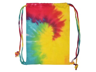 Multiple Colors Tie Dye String Bag, 100% Cotton,,  18 '' x 14'', New with Tags