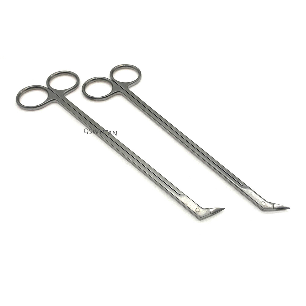 Micro Vascular Scissor Crown Angled 45° 60° Blunt tip Micro