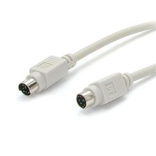 StarTech KXT102MM 6 ft PS/2 Keyboard or Mouse Cable - M/M mini-DIN PS/2 Male