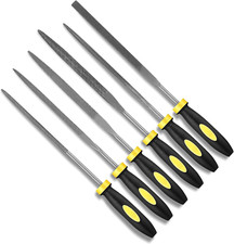 Guitar Fret End Dressing File Set 6 Pcs Professional Repair Tool for Rounding