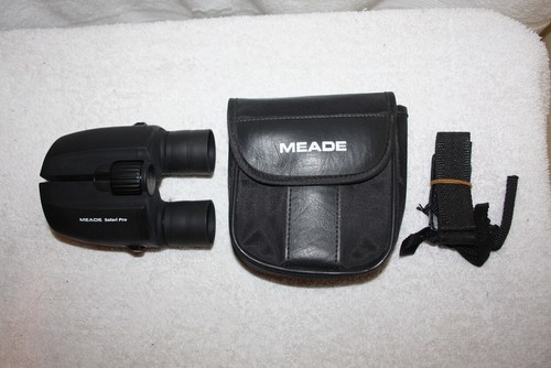 Meade 8x25mm Safari Pro Waterproof Compact Binoculars Made in Japan Excell Cond - Picture 2 of 4