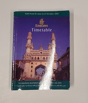 Emirates Airlines Timetable (2001)