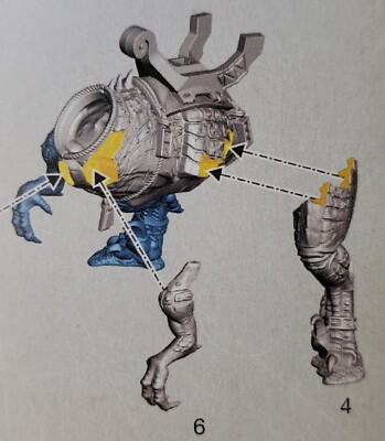 AOS Seraphon Bits Aggradon Lancer Mount Body Legs Saddle Set #01