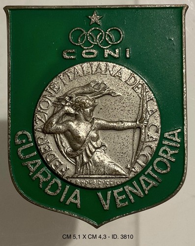 KEGEL ITALIENISCHER JAGDVERBAND ABZEICHEN JAGDWACHE PROD LORIOLI - Bild 5 von 6