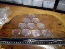 10 NEW Hang Tag Protectors Ty Beanie Baby Heart Shaped - BTE LOGO