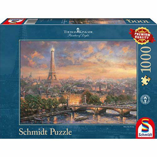 Schmidt SMT59470 Puzzle da 1000 Pezzi - Thomas Kinkade: Parigi Città dell'Amore