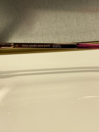 Kate Spade Kimberlee Eyeglasses Women 08CQ Cherry Square 52-17-140 New - Picture 6 of 9