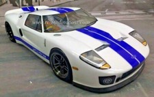 FORD GT Custom Painted RC Car Body 1/10 OnRoad HPI/4Tec2.0/V100/RDS/200mm