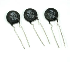 8pcs NTC Inrush Current Limiting Limiter Thermistor 6A 3D-13, 3 Ohms, MF72-3D13 