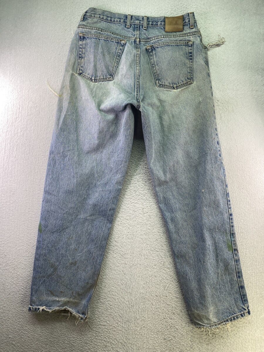 Members Mark Mens Size 32x32 Stone Wash Distressed Stain Members Mark Mens Size 32x32 Stone Wash Distressed Stain