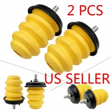 REAR FRAME LEAF SPRING BUMPER BUMP STOP For 99-06 SILVERADO 1500 HD 2 PC