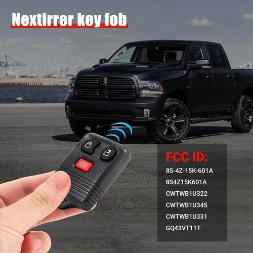 Transmisor de llavero de control remoto de 2 llaves sin llave para Ford F150 F250 - Imagen 7 de 12