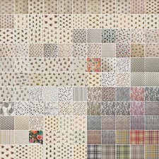 Luxury Cotton Rich Digital Printed Linen Fabric by the Metre 140cm wide