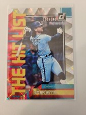 Bo Bichette The Hit List Silver 300/349 2022 Panini Donruss Baseball