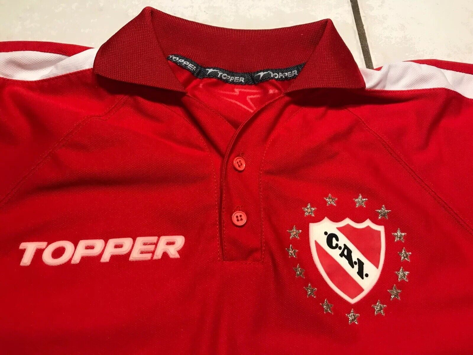 Rare Vintage TOPPER Club Atlético Independiente Argentina Jersey Men's SIZE  40