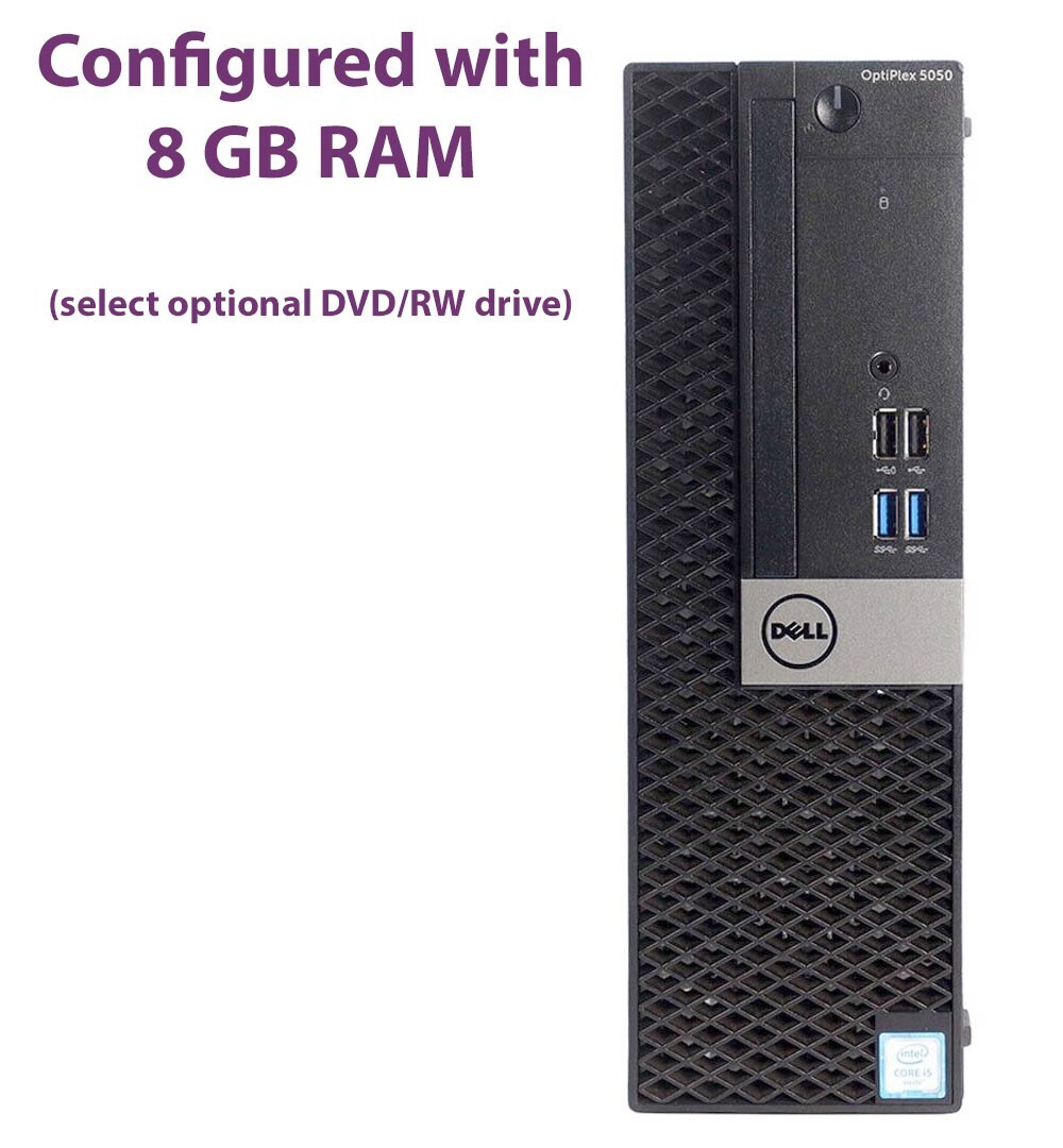 Dell OptiPlex 5050 SFF Intel Core i5 7500 3.40GHz 8GB or 16GB RAM