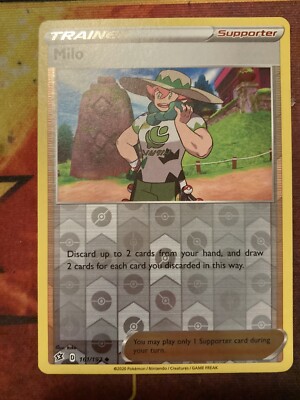 Pokemon Milo Reverse Holo Rebel Clash 161/192 NM