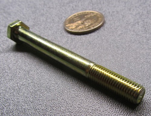 Cap Screw Bolt, PT, GRADE 8 Yellow Zinc Chromate 5/16"-24 x 3.25" Length, 25 pc - Picture 5 of 12