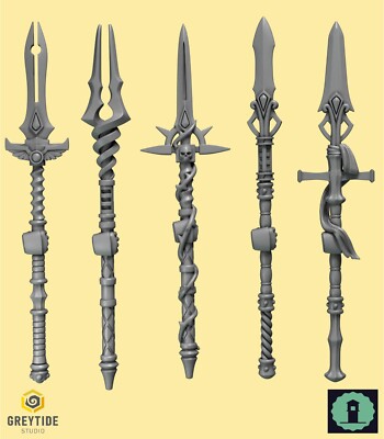 Blood Angels Spears - BITS MULTILISTING - Greytide Studio - Crimson Lords