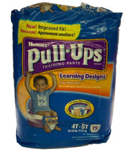 RARE SEALED Vintage Huggies Pull-Ups Learning Designs Cars 4T-5T - 19 CT