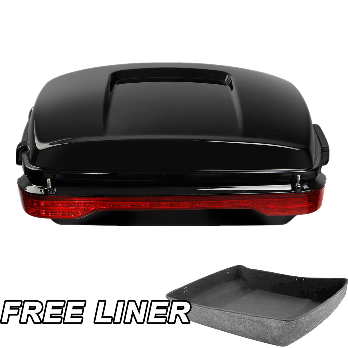 Chopped Trunk LED Brake Turn Tail Light Fit For Harley Touring Road Glide 14-26